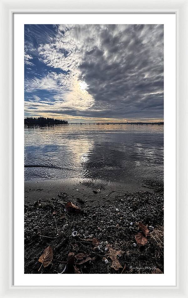 Sun clouds  - Framed Print