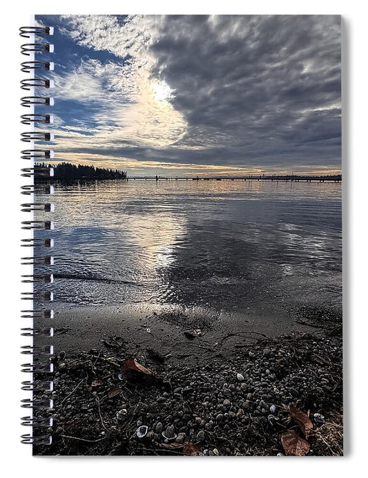 Sun clouds  - Spiral Notebook