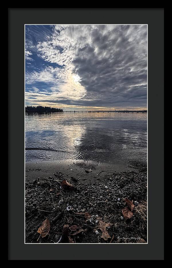 Sun clouds  - Framed Print