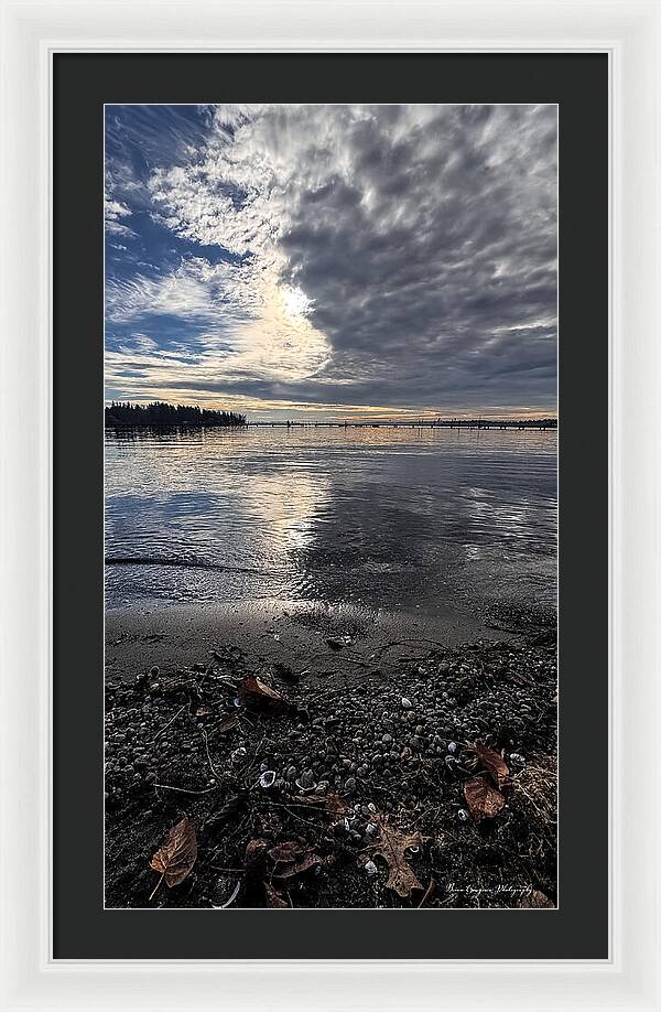Sun clouds  - Framed Print