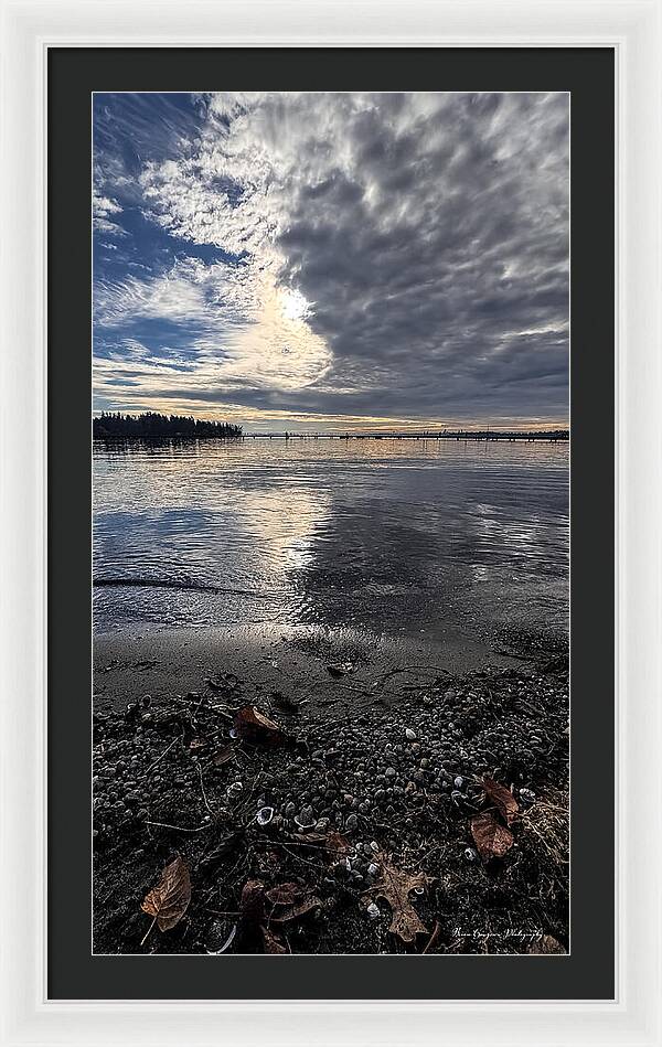 Sun clouds  - Framed Print