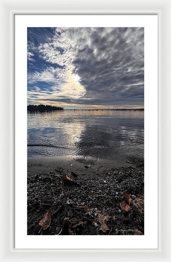 Sun clouds  - Framed Print