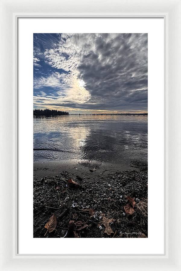 Sun clouds  - Framed Print