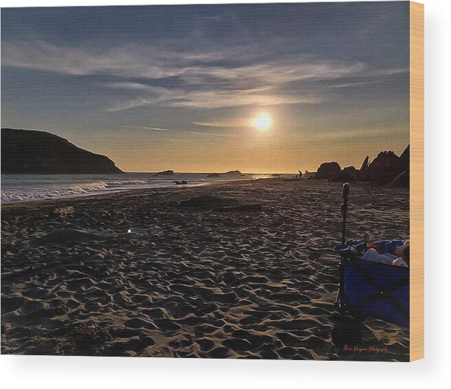 Sunset  6 - Wood Print