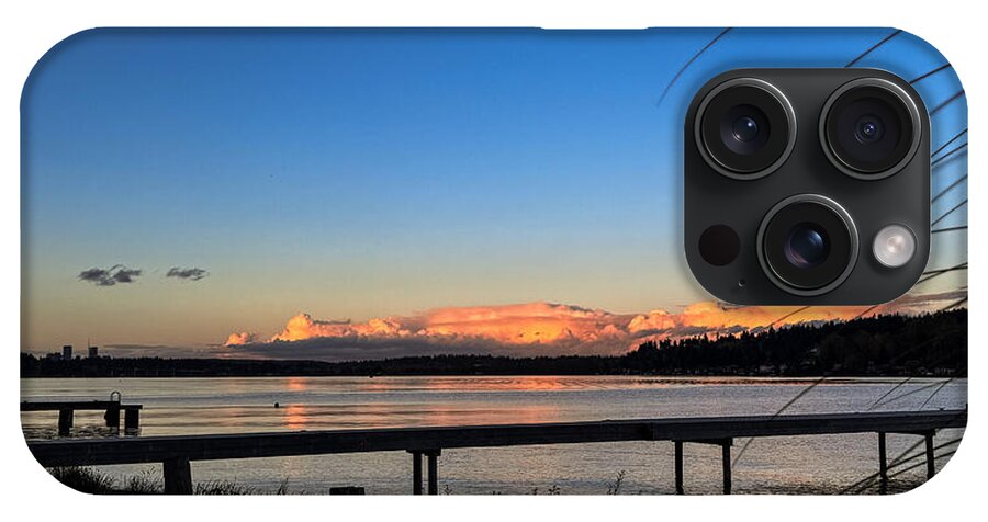 Sunset at the lake - Phone Case