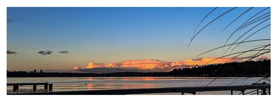 Sunset at the lake - Yoga Mat