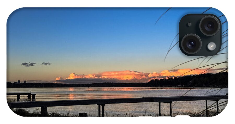 Sunset at the lake - Phone Case