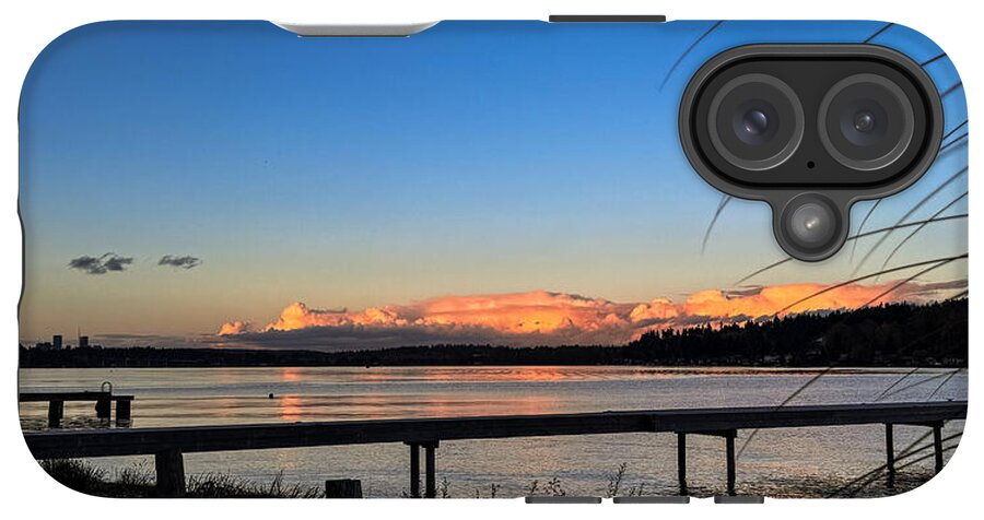 Sunset at the lake - Phone Case