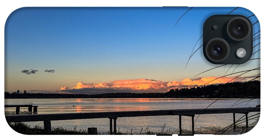 Sunset at the lake - Phone Case