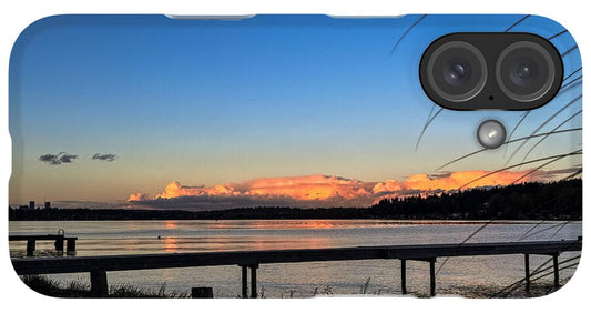 Sunset at the lake - Phone Case
