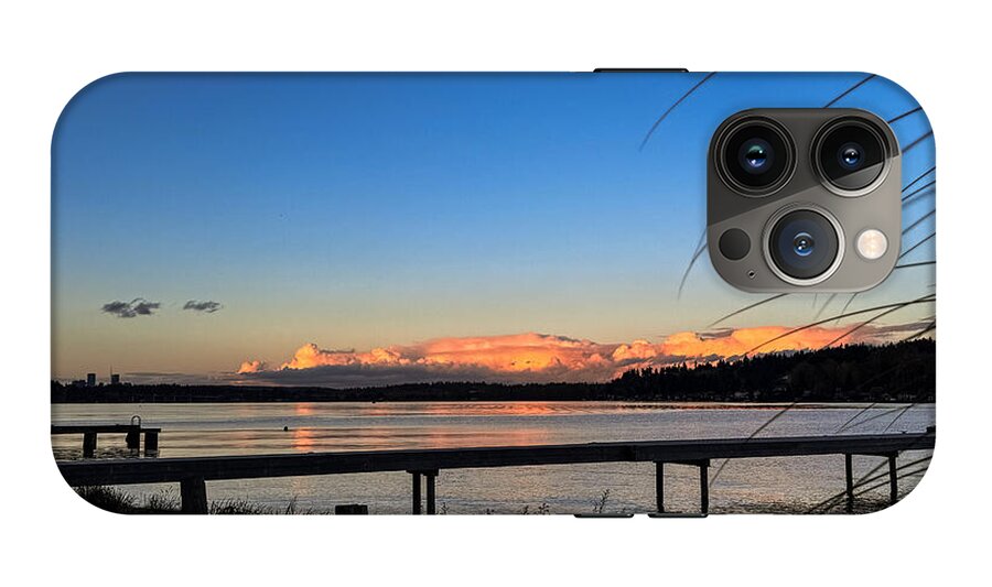 Sunset at the lake - Phone Case