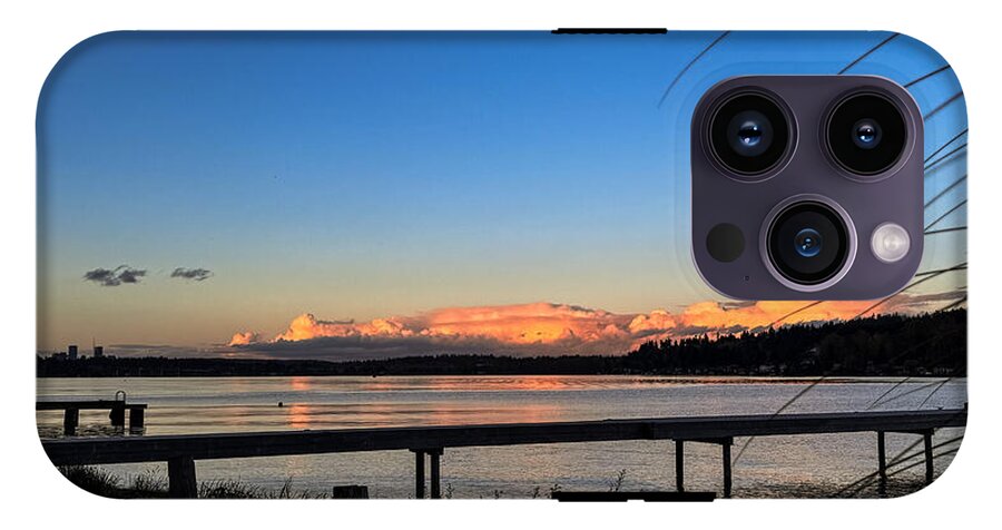 Sunset at the lake - Phone Case