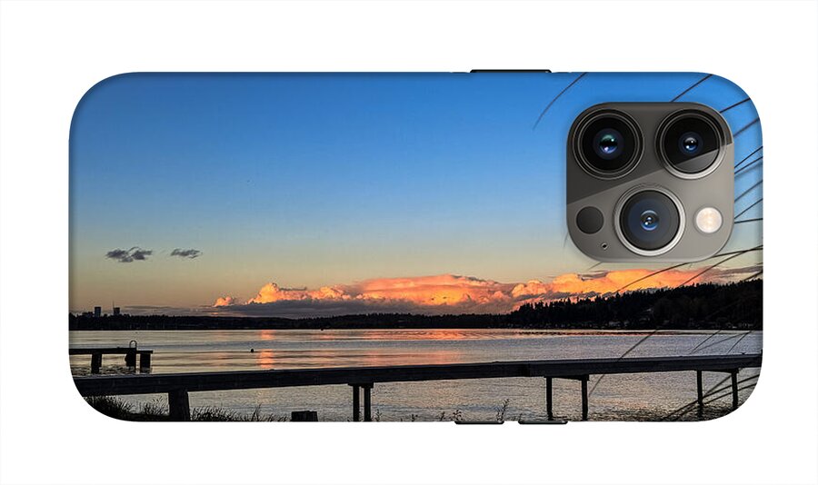 Sunset at the lake - Phone Case