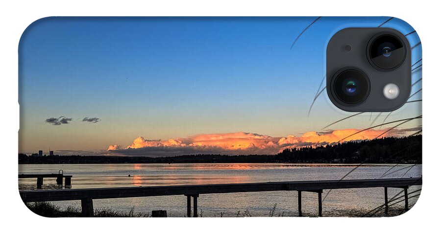 Sunset at the lake - Phone Case
