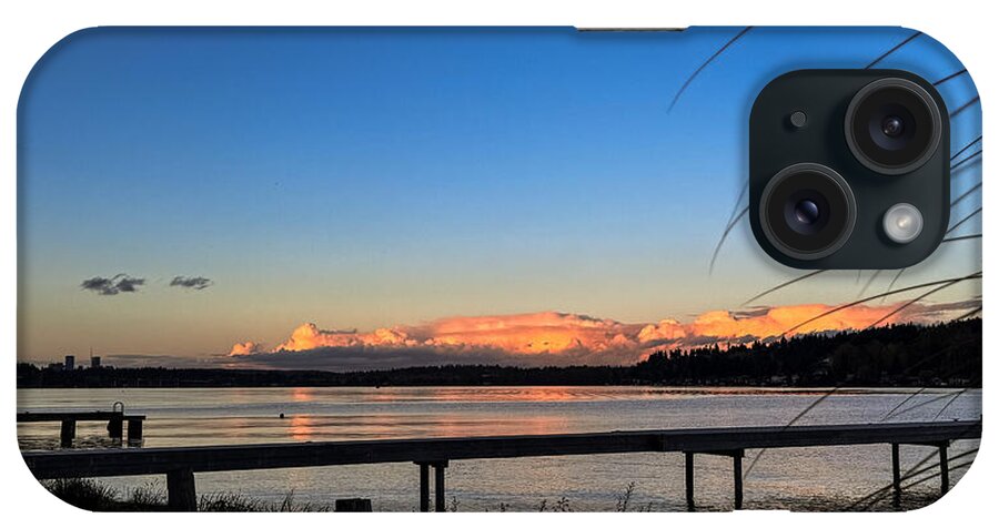 Sunset at the lake - Phone Case