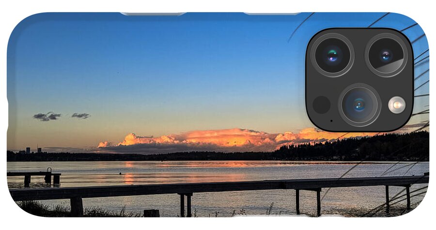 Sunset at the lake - Phone Case