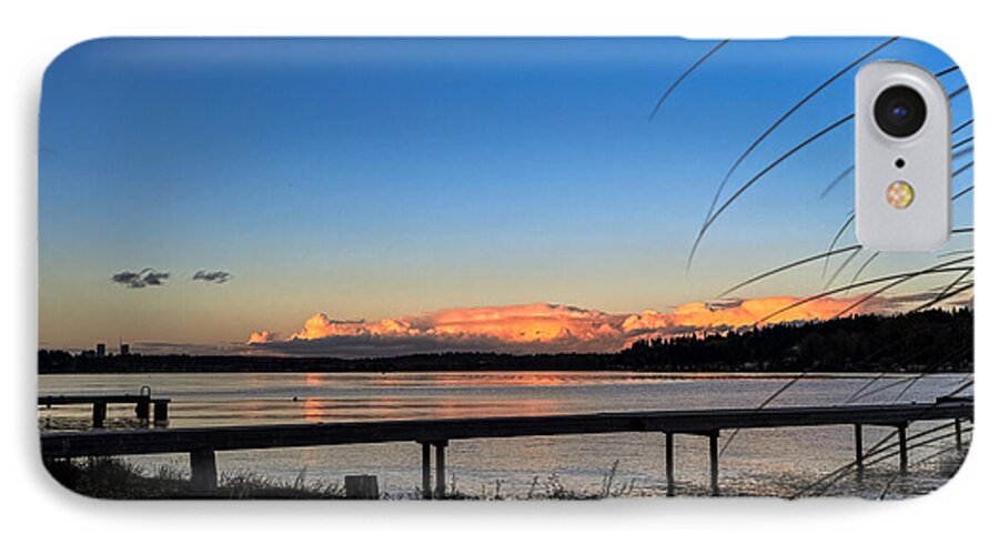 Sunset at the lake - Phone Case