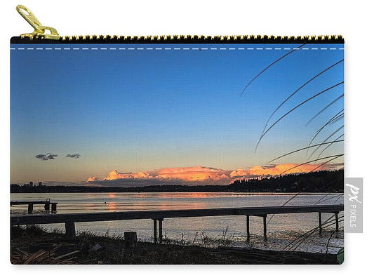Sunset at the lake - Zip Pouch