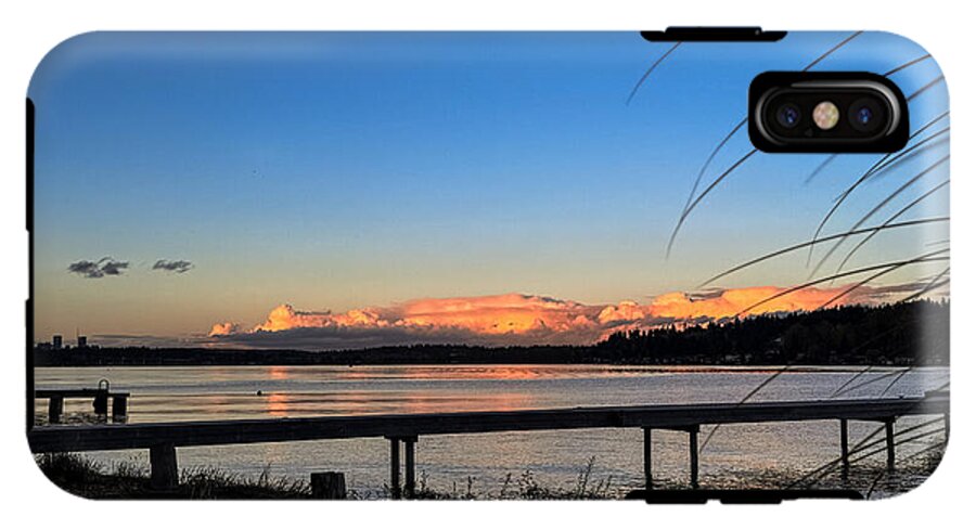 Sunset at the lake - Phone Case