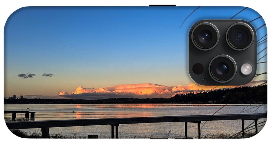 Sunset at the lake - Phone Case