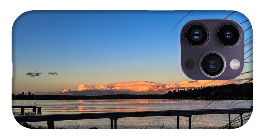 Sunset at the lake - Phone Case