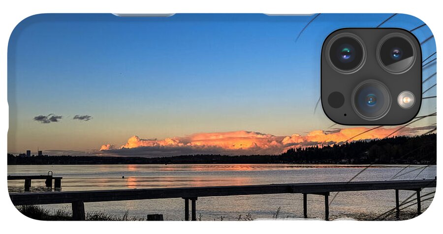 Sunset at the lake - Phone Case