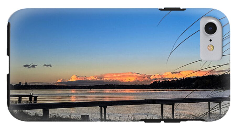 Sunset at the lake - Phone Case