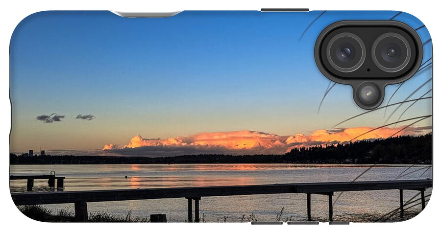 Sunset at the lake - Phone Case