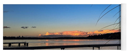 Sunset at the lake - Yoga Mat