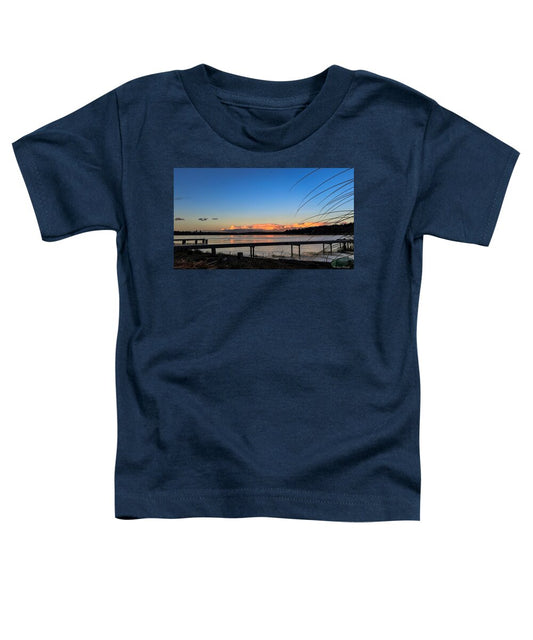 Sunset at the lake - Toddler T-Shirt