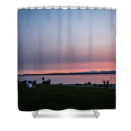 Sunset late summer  - Shower Curtain