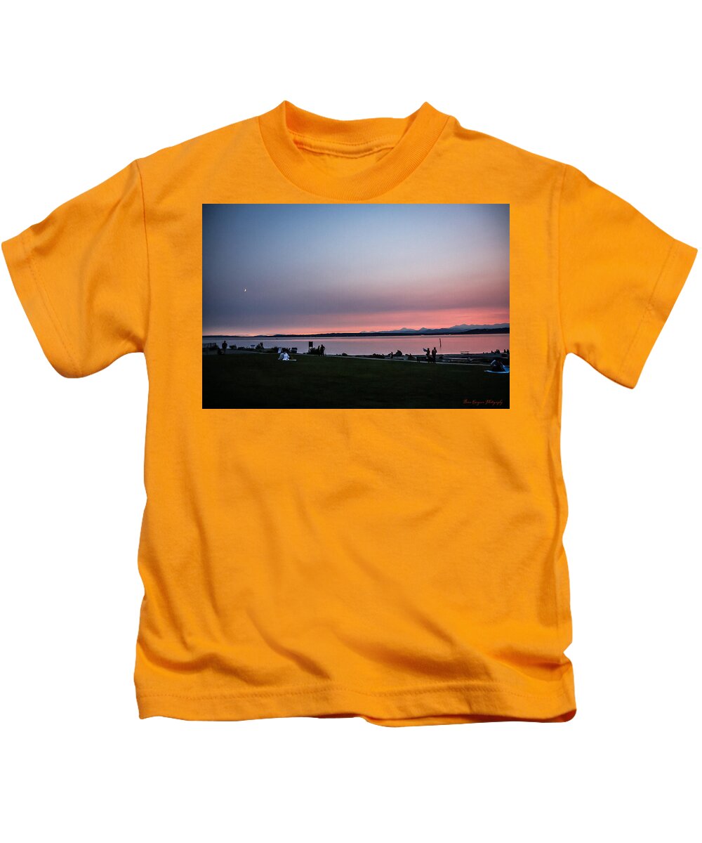 Sunset late summer  - Kids T-Shirt