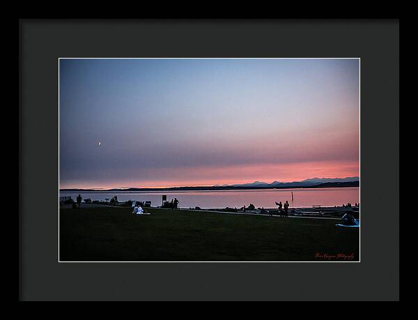 Sunset late summer  - Framed Print