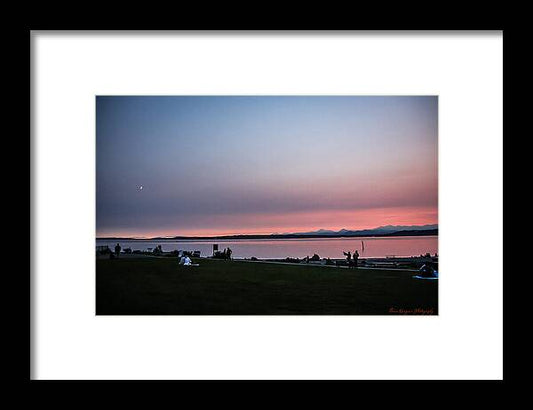 Sunset late summer  - Framed Print