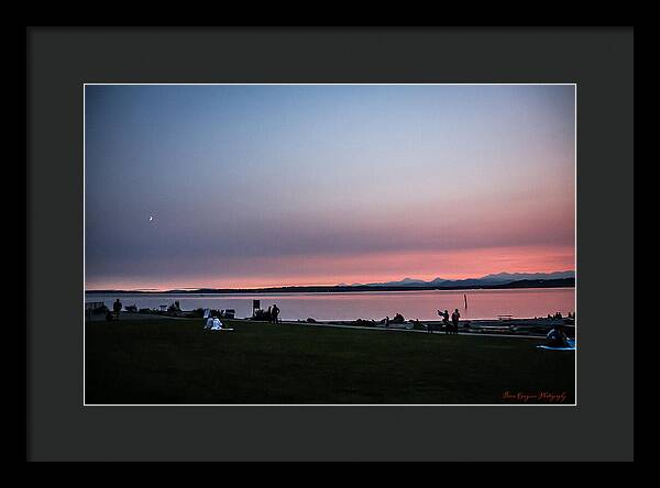 Sunset late summer  - Framed Print