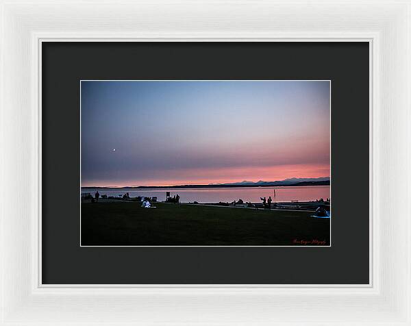 Sunset late summer  - Framed Print