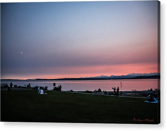 Sunset late summer  - Acrylic Print