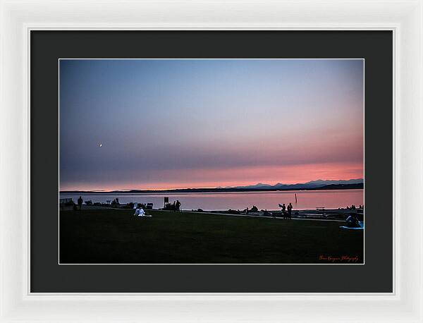 Sunset late summer  - Framed Print