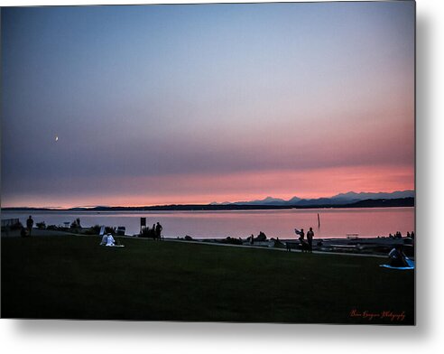 Sunset late summer  - Metal Print