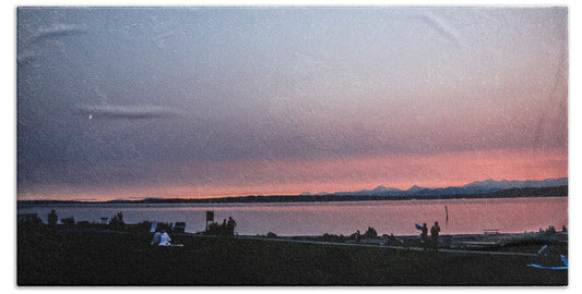 Sunset late summer  - Bath Towel