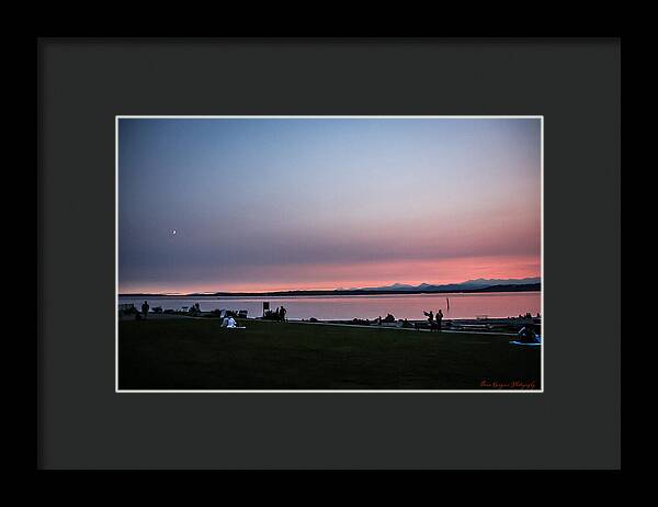 Sunset late summer  - Framed Print