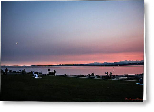 Sunset late summer  - Greeting Card