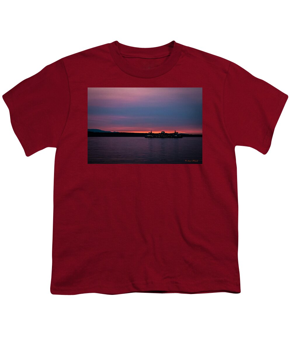 Sunset  with the Ferry  - Youth T-Shirt