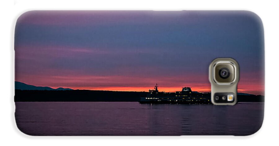 Sunset  with the Ferry  - Phone Case