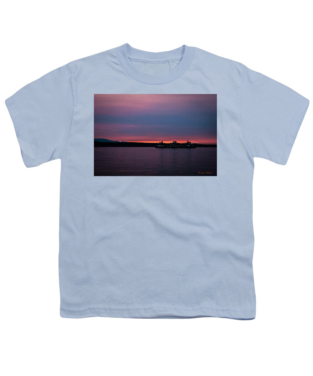 Sunset  with the Ferry  - Youth T-Shirt