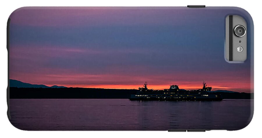 Sunset  with the Ferry  - Phone Case