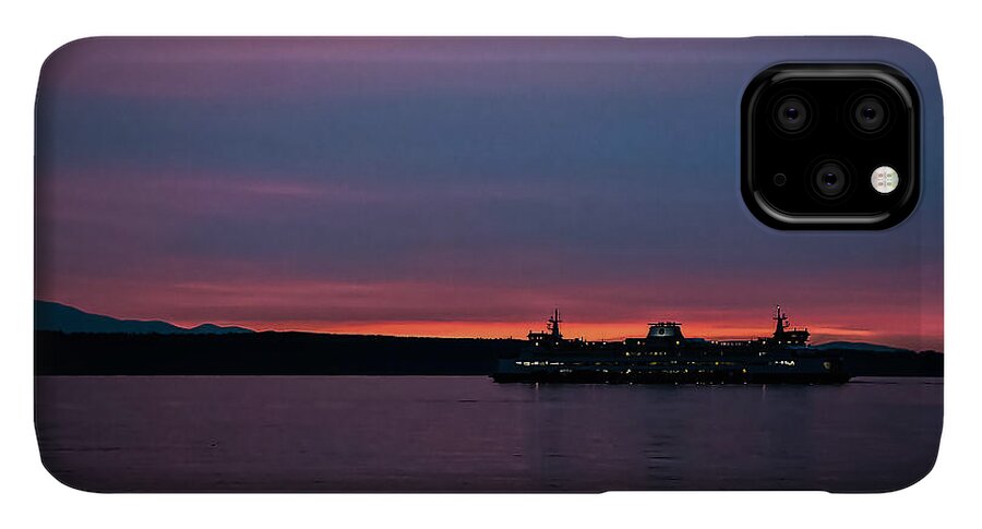 Sunset  with the Ferry  - Phone Case