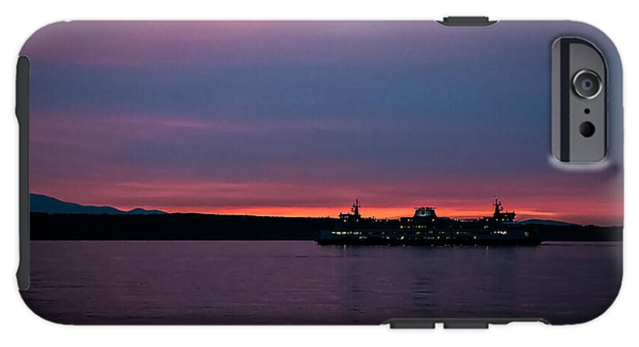 Sunset  with the Ferry  - Phone Case