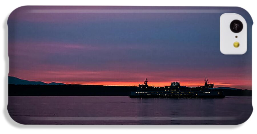 Sunset  with the Ferry  - Phone Case