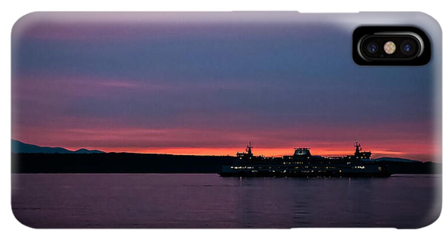 Sunset  with the Ferry  - Phone Case